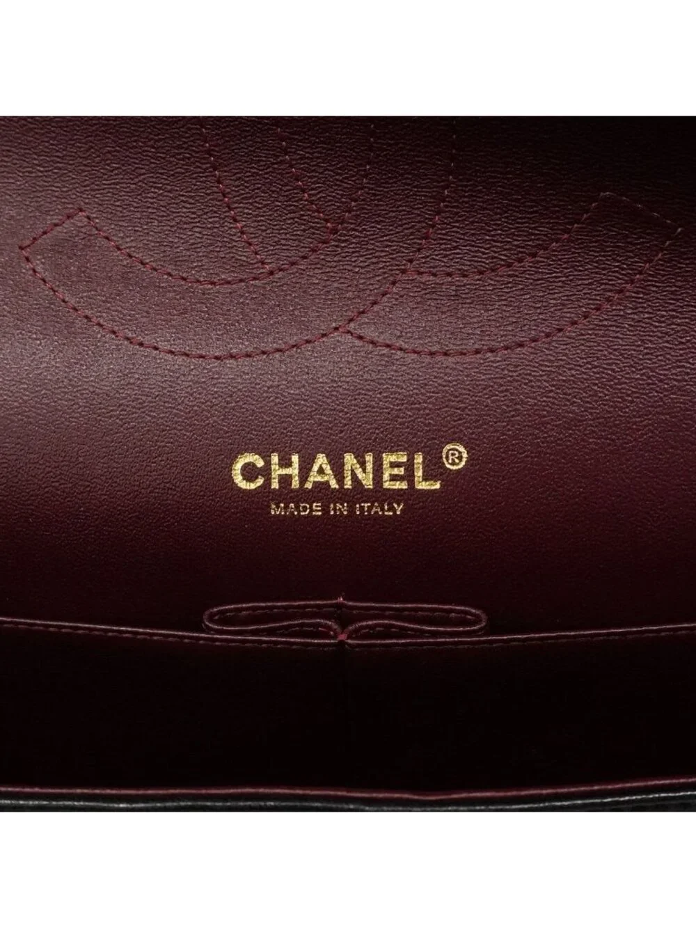 Chanel Shoulder Bag Maxi Quilted Lambskin Black Gold